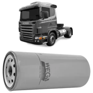 Filtro Óleo Blindado Scania G 380, G 420 e G 440 2007 a 2011 Wega WO775 PRODUTO NOVO