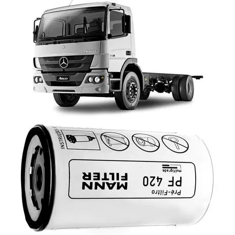 Filtro Separador Racor, Mercedes Benz, Atego OM 904, 2004 a 2021 MANN-FILTER PF420