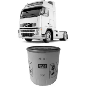 Filtro Separador Racor, Volvo, Serie FH DC13C, 2013 a 2021 MANN-FILTER PL121