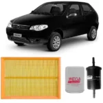 Kit Filtro, Ar, Óleo, Combustível, Fiat Palio, 2006 a 2017 Wega