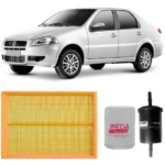 Kit Filtro, Ar, Óleo, Combustível, Fiat Siena, 2000 a 2012 Wega