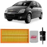 Kit Filtro, Ar, Óleo, Combustível, Meriva, 2003 a 2012 Flex