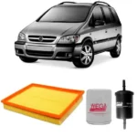 Kit Filtro, Ar, Óleo, Combustível, Zafira, 2001 a 2006 Flex