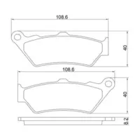 Pastilha Freio Moto Cerâmica, Honda Yamaha KTM, 97 a 2018 Dianteira Cobreq N934C - Image 4
