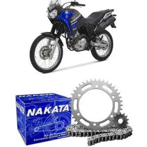 Kit Relação, Transmissão Moto Yamaha Xtz 250, Tenere, 2011 a 2015