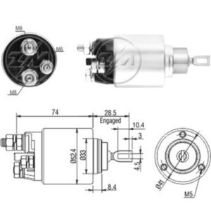 AUTOMÁTICO DE PARTIDA IVECO DAILY SISTEMA BOSCH 12V - ZM ZM6381
