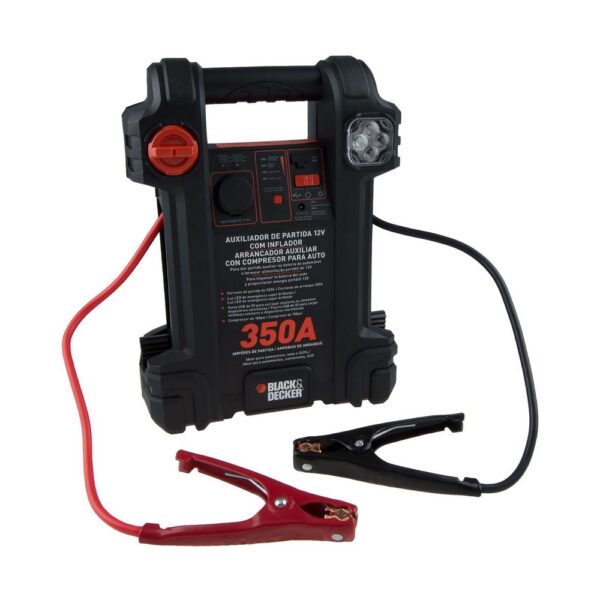 AUXILIAR DE PARTIDA 12V 350A COM COMPRESSOR - BLACK & DECKER JS350CCBR