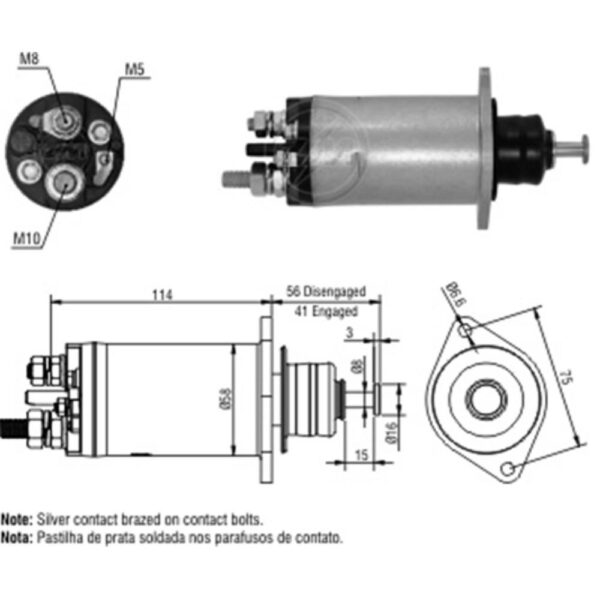 AUTOMÁTICO DE PARTIDA SISTEMA DELCO - ZM ZM2818