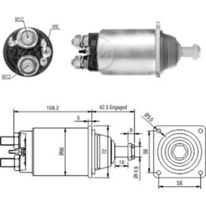 AUTOMÁTICO DE PARTIDA SISTEMA BOSCH 24V - ZM ZM833