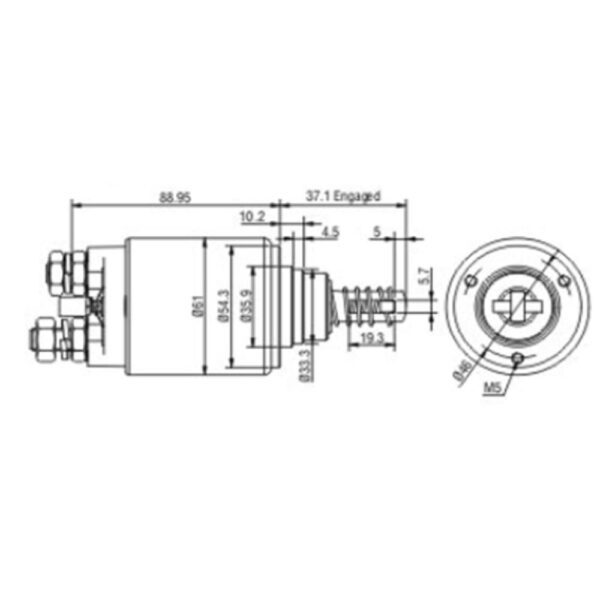 AUTOMÁTICO DE PARTIDA SISTEMA BOSCH 24V - ZM ZM545