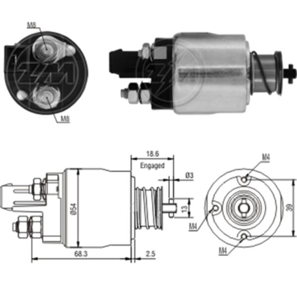AUTOMÁTICO DE PARTIDA - ZM ZM4492