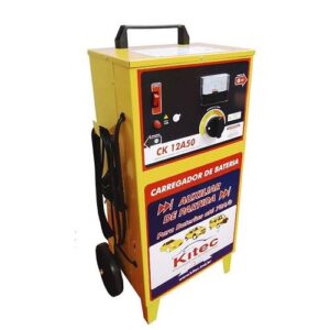 CARREGADOR DE BATERIA AUTOMOTIVO 110/220V MANUAL 50A 12V - KITEC CK12A50