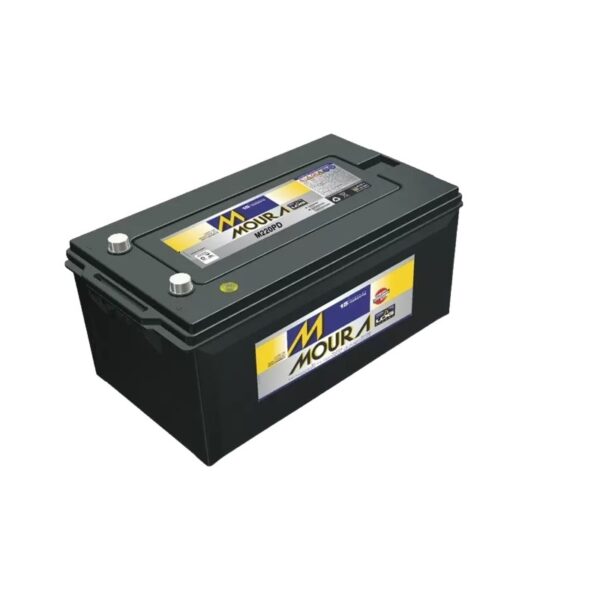 BATERIA MERCEDES BENZ ACTROS LADO ESQUERDO 220AH 220PE POLO LADO ESQUERDO - MOURA M220PE
