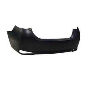 PARA-CHOQUE TRASEIRO TOYOTA YARIS PRETO LISO SEM FURO SENSOR - RUFATO 28352