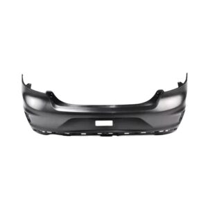 PARA-CHOQUE TRASEIRO FORD KA PRETO LISO SEM FURO - FORD BH9A17K835GA