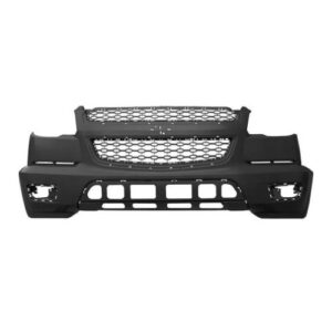 PARA-CHOQUE DIANTEIRO CHEVROLET S10 PRETO LISO COM GRADE - DTS 1688K