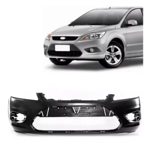 PARA-CHOQUE DIANTEIRO FORD FOCUS PRETO LISO COM FURO - WOLFF/PLASTIRON 32111