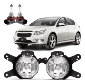 Par Farol Milha Cruze Hatch Sedan Lt Ltz 2011 Á 14 + Lâmpada