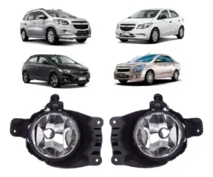 Par Farol Milha Onix Prisma Cobalt Sonic Spin Neblina 11/17