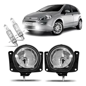 Par Farol Milha Fiat Punto 2011 2012 2013 + Lampada
