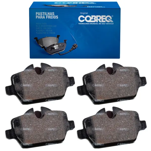JOGO PASTILHA DE FREIO BMW SERIE 1/SERIE 3 TRASEIRO - COBREQ N1726