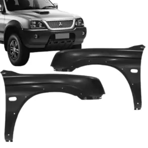 PARA-LAMA MITSUBISHI L200 LADO ESQUERDO COM FURO - VIA EXPRESSA MIT0132