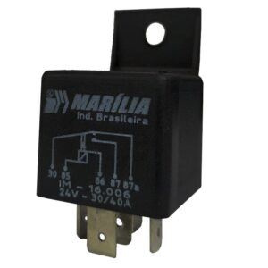 RELÊ AUXILIAR REVERSOR 5 TERMINAIS 24 V - MARILIA IM16006