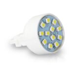 LÂMPADA LED (PAR) 1 POLO VERMELHA 24V 12LEDS - AUTOPOLI AL273