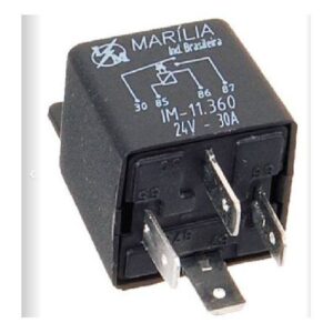 RELÊ AUXILIAR 4 TERMINAIS 24V - MARILIA IM11360