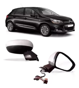 ESPELHO RETROVISOR EXTERNO CITROEN C4 ELÉTRICO COM FURO PISCA - CITROEN 8154EK