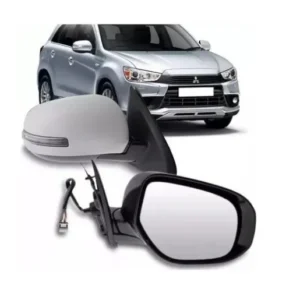 CAPA DO RETROVISOR EXTERNO MITSUBISHI ASX/OUTLANDER LADO ESQUERDO SEM FURO PISCA - MITSUBISHI 7632A511