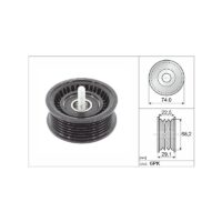 POLIA DO TENSOR ALTERNADOR - INA 5320784100 - Image 2