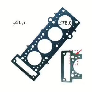 Junta do Cabeçote Metal - BASTOS JUNTAS 141587ML