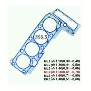 Junta do Cabeçote (1.50mm) - BASTOS JUNTAS 15154001ML4