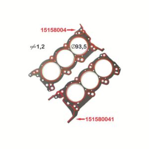 Junta do Cabeçote (Par) - BASTOS JUNTAS 151580042PK
