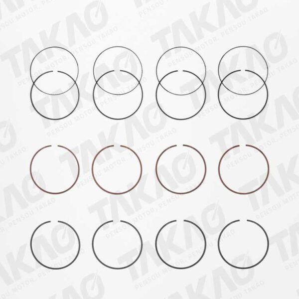 Anéis de Pistão (0.50) TOYOTA COROLLA - TAKAO ASTO20B050